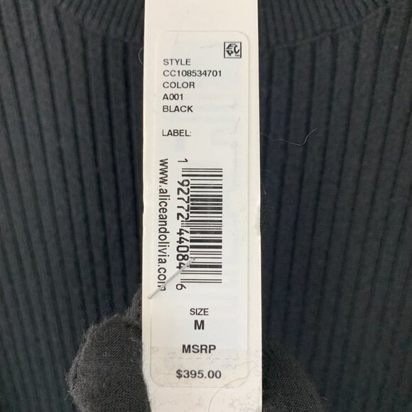 NWT Alice+Olivia Caleb long-sleeved knit dress Size M - Picture 10 of 12